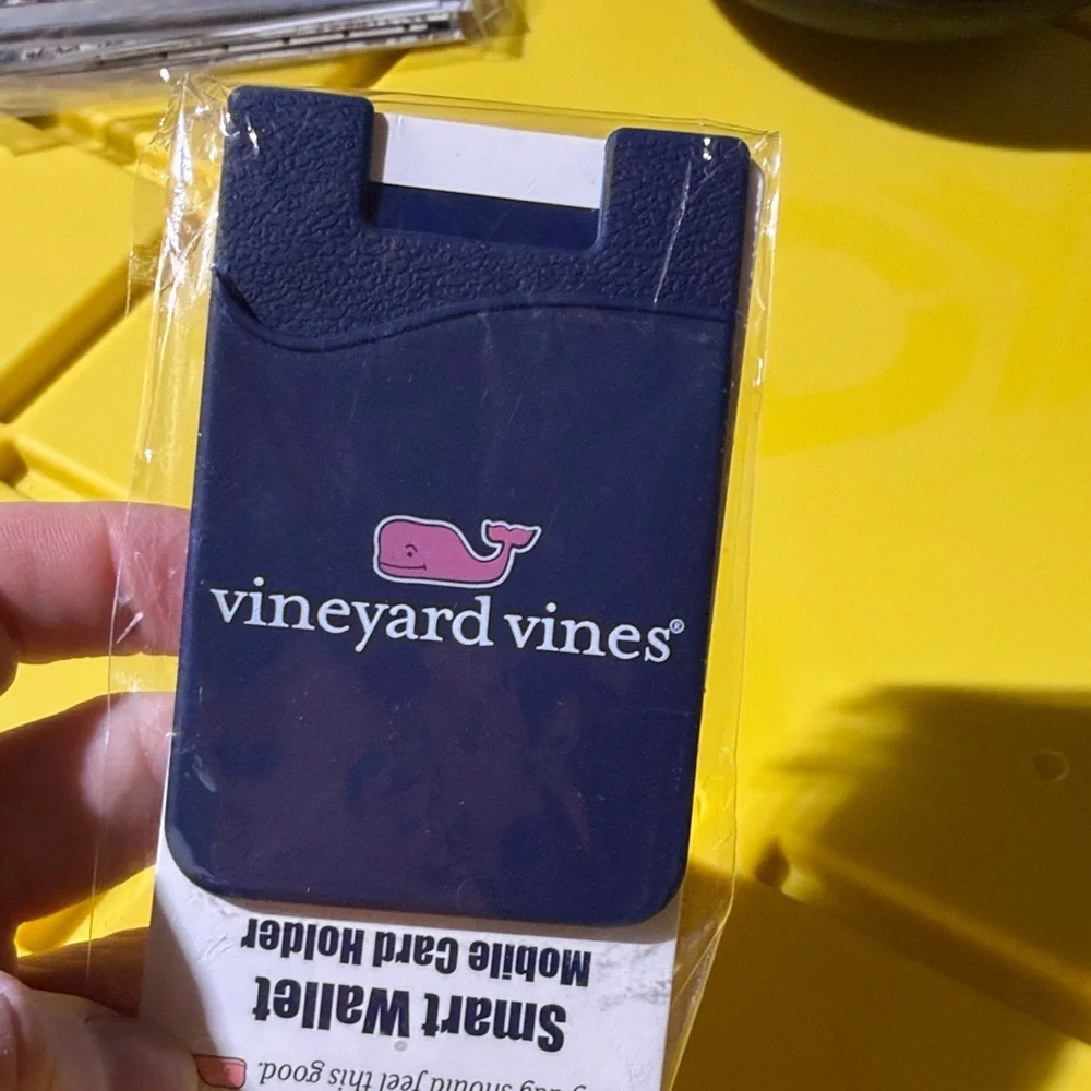 Vineyard Vines Blue Mobile Card Holder